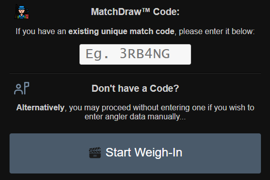 How to start your weigh-in - LOGGED-IN USERS